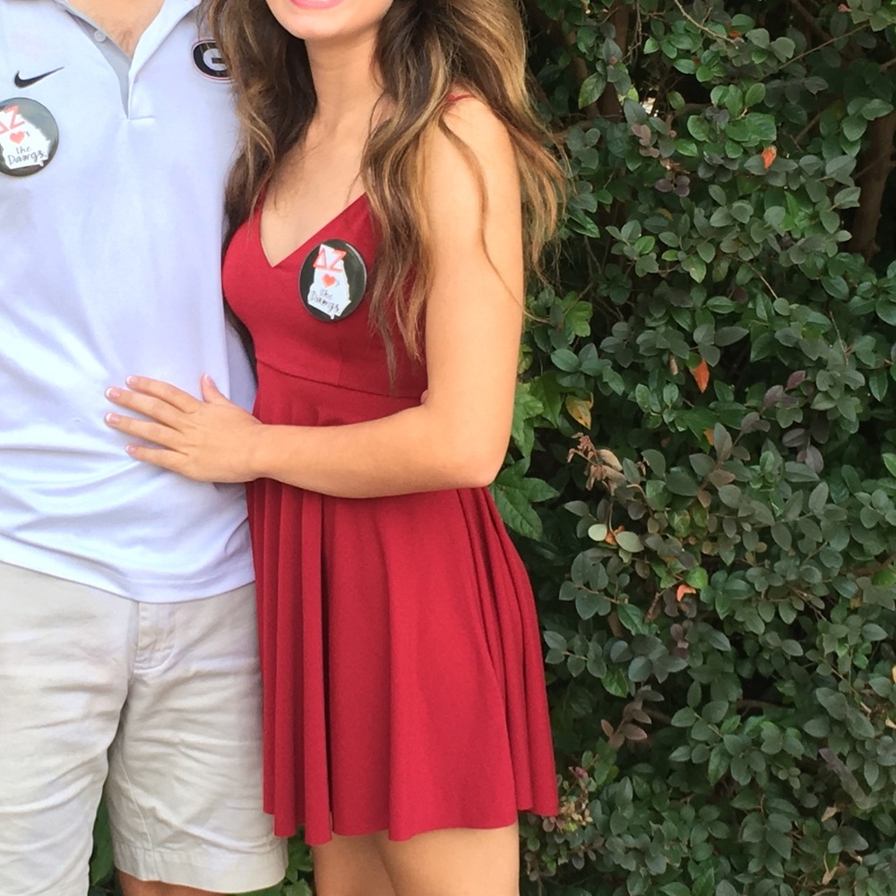 Red dress